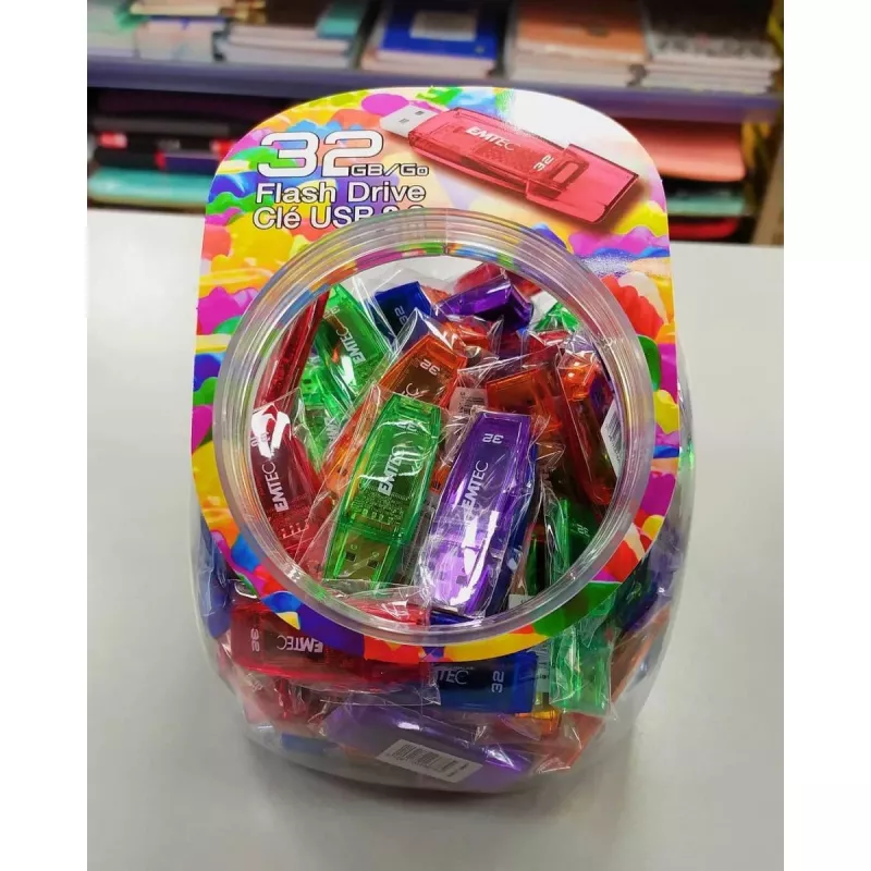 Pamięć USB Emtec 32 GB USB typu A C410 Color Mix Candy Jar