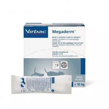 VIRBAC MEGADERM MONO saszetki 4 ml × 28 — suplement skórny dla psów i kotów