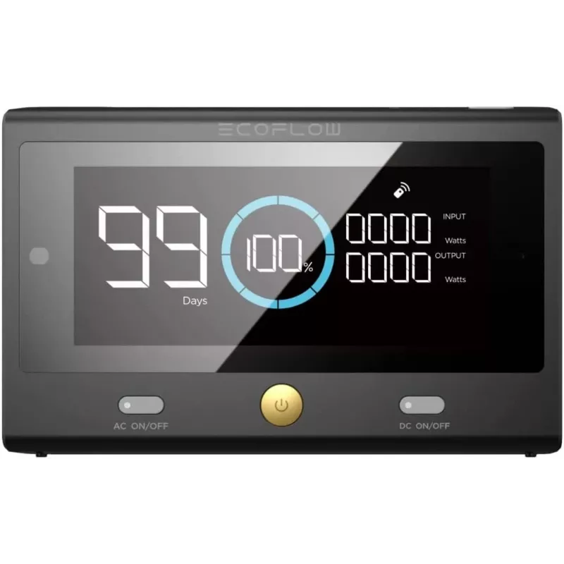 EcoFlow 50049001 pilot zdalnego sterowania do przenośnej stacji zasilania DELTA Pro, Bluetooth, czarny