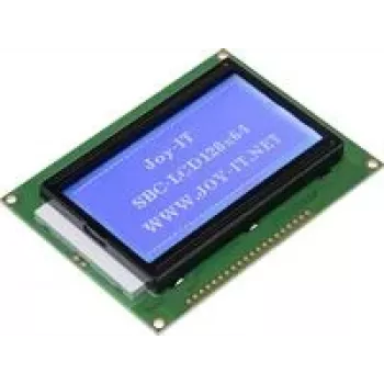 Joy-it Wyświetlacz LCD Biały Niebieski 128 x 64 Pikseli (Szer. x Wys. x Gr.) 93 x 70 x 12 mm (LCD128x64SPI)