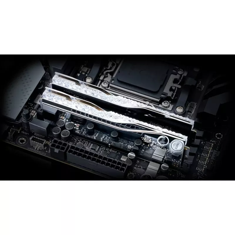 G.Skill DIMM 32 GB DDR5-8000 (2x 16 GB) Dual-Kit (silber, F5-8000J3848H16GX2-TR5NS, Trident Z5 Royal Neo, AMD EXPO)