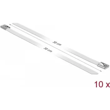 Opaska stalowa DeLOCK 18822 300mm 10 szt.