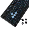 Mechaniczna klawiatura gamingowa White Shark Tachi Czarny układ US podświetlenie RGB