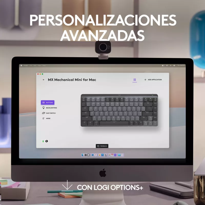 Logitech MX Mechanical Mini Bezprzewodowa Klawiatura Mechaniczna Tenkeyless Bluetooth