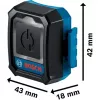 Bosch 1600A02GF1 niebieski