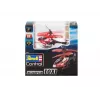Helikopter RC Revell TOXI silnik elektryczny, LiPo 75 mAh, 15 g, biały/czerwony/czarny
