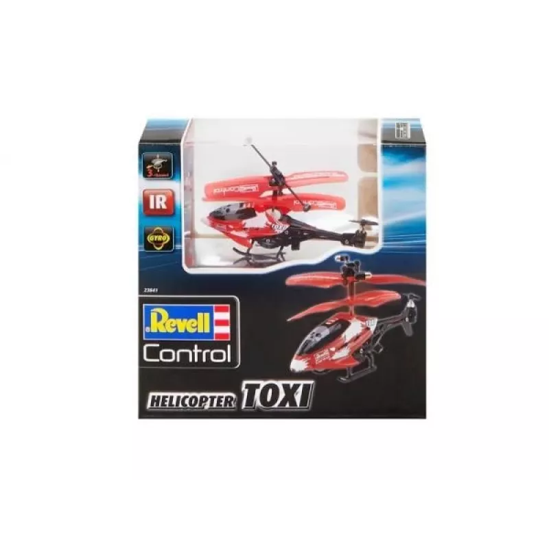 Helikopter RC Revell TOXI silnik elektryczny, LiPo 75 mAh, 15 g, biały/czerwony/czarny