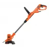 Black & Decker BESTA525-QS, podkaszarka do trawy, 25 cm, nylonowa linka, uchwyt pętlowy D, 1,6 mm, 10 m