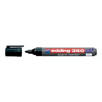 Marker Edding e-360 Czarny 1 szt. Kolory pisania Czarny