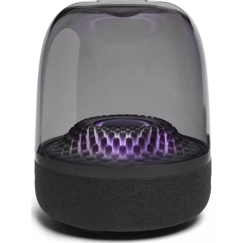 Przenośny głośnik bezprzewodowy Harman/Kardon Aura Studio 4 — 100 W, 3 przetworniki, 45–20000 Hz, Czarny/Przezroczysty