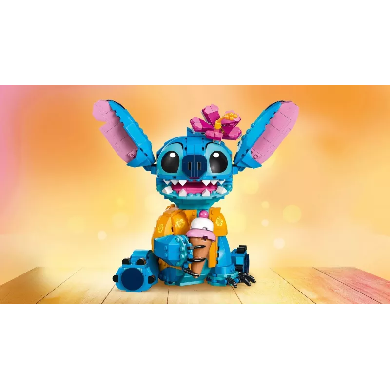 LEGO | Disney Stitch Zestaw do budowania dla dzieci z lodami w rożku 43249