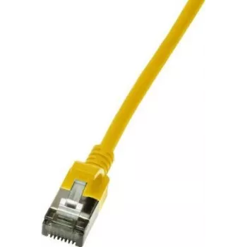 Kabel sieciowy LogiLink cienki U/FTP CQ9017S RJ-45 Cat6a 0,3 m żółty