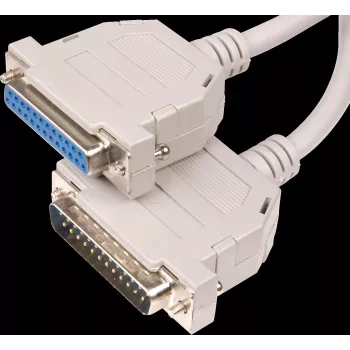 Przedłużacz D‑SUB ShiverPeaks AK 405 SC 25‑pin męski/żeński, 5 m