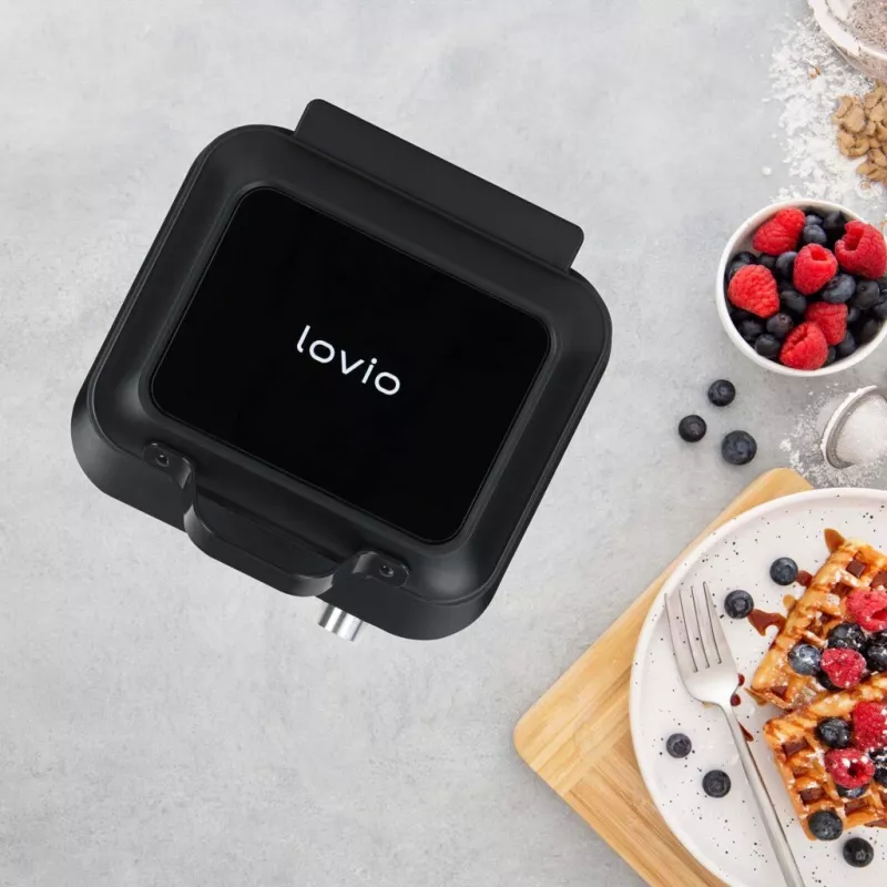 Gofrownica Lovio LVWF002BK 1500W Czarna
