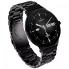 Smartwatch Garett Quantum — czarna stal nierdzewna