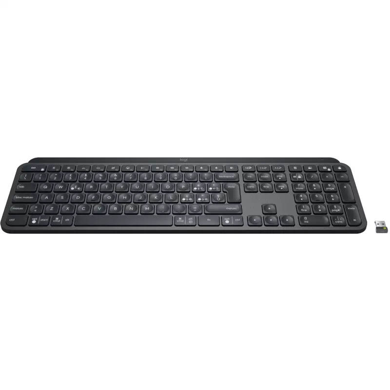 Logitech MX Keys for Business klawiatura RF bezprzewodowa + Bluetooth włoska grafitowa (920-010247)