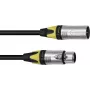 Kabel XLR PSSO 3-pin 20 m czarny ze złączami Neutrik