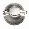 Chłodzenie powietrzne Gembird CPU-HURACAN-X40 — wentylator 90 mm, 800–1600 RPM, obsługa LGA 775, przezroczyste