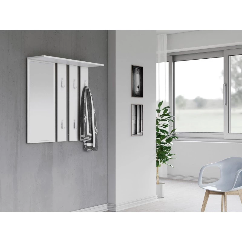 Topeshop OPAL WIESZAK BIEL clothing hanger Biały