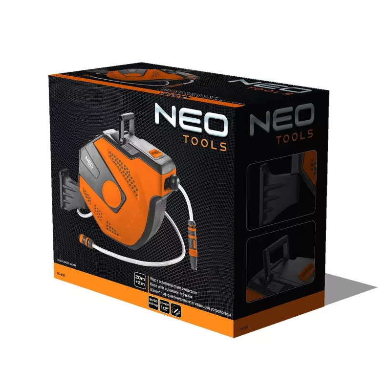 Wąż ogrodowy NEO tools 15-891, długość 15 m, trwały materiał