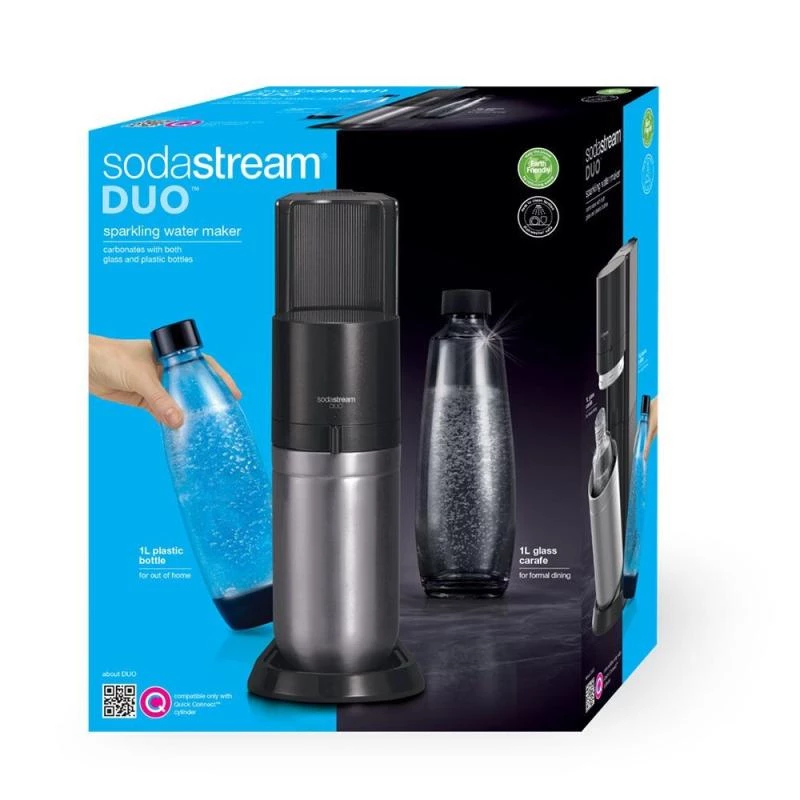 Soda Maker SodaStream DUO Czarny Stainless Steel