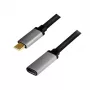 LogiLink USB kabel USB 3.2 Gen 2 CUA0105 0.5m USB C Czarny Szary