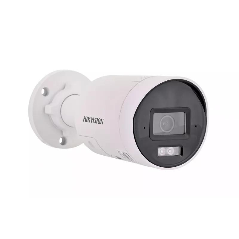 Kamera bezpieczeństwa Hikvision Pro Series z AcuSense DS-2CD2046G2H-I2U/SL(2.8MM) typu bullet IP do zastosowań zewnętrznych, rozdzielczość 2688 x 1520 pikseli, montaż sufitowy/ścienny