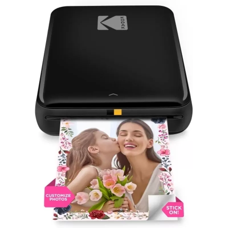 Kodak STEP Instant Mobile Photo Printer Colour ZINK 2x3'' 1 ppm, Bluetooth, Czarny