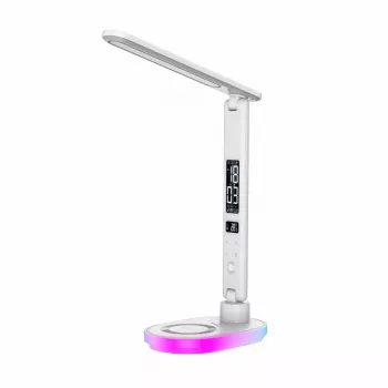 Lampa stołowa Hawk HW-LAMP03 Biała RGB — regulowana lampka biurkowa LED z oświetleniem RGB