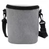 Torba termiczna Olympia BT 50 — czarno-szara, zamek błyskawiczny, 225×170×110 mm