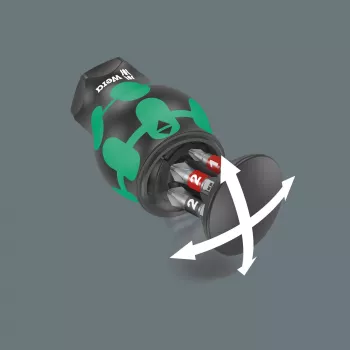 Wera Kraftform compact Stubby Magazin 2 Wkrętak wielokątny Wkrętak prosty