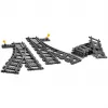 Zestaw klocków konstrukcyjnych LEGO City 60238 – zwrotnica kolejowa i akcesoria do zestawów