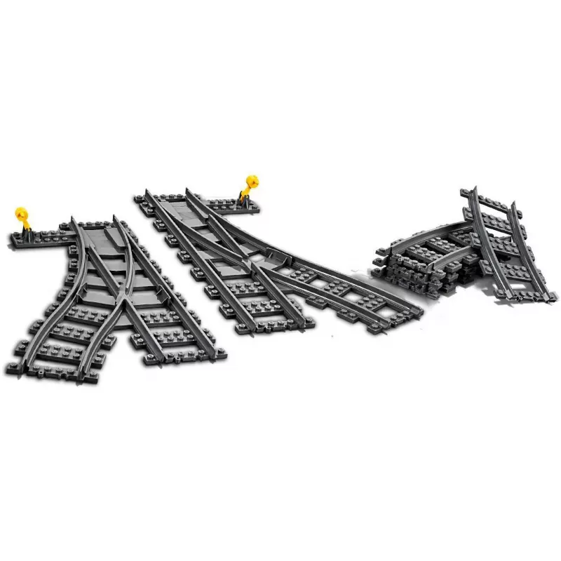 Zestaw klocków konstrukcyjnych LEGO City 60238 – zwrotnica kolejowa i akcesoria do zestawów