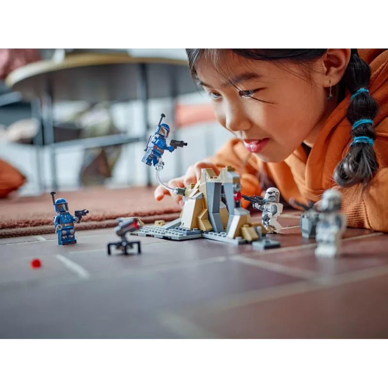 Zabawka konstrukcyjna LEGO Star Wars Ambush on Mandalore Battle Pack 75373 — 4 minifigurki, 109 elementów, wiek 6+
