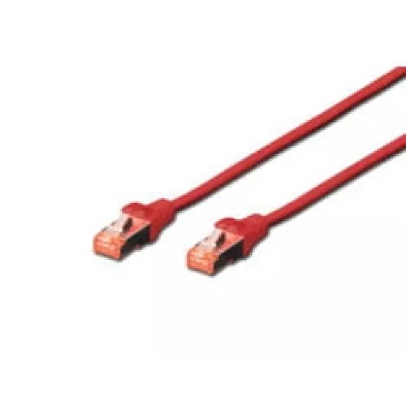 Patch Cord Digitus CAT 6 S/FTP DK-1644-005/R 0.5m czerwony