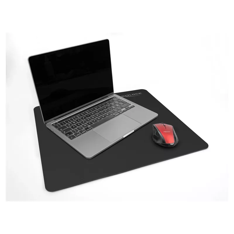 Podkładka pod mysz DeLOCK 12149 Czarna 400x450 mm Guma Antypoślizgowa podstawa