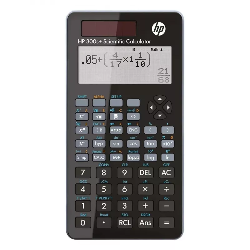 HP Calculator scientific office HP 300SPLUS/INT BX, 315 funkcji, 155x84x20mm, czarny