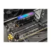 Radiator DELOCK 18460 do SSD M.2 2280 — aluminium/miedź, RGB 5V, czarny
