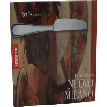 Komplet sztućców Alessi Nuovo Milano 1 szt. Stal nierdzewna 5180S24M
