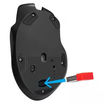 mysz DEFENDER GM-213 THUNDER RF 1600dpi 8P CZARNY