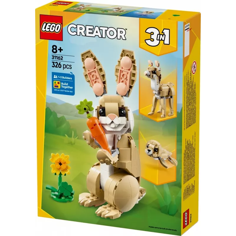 LEGO CREATOR 3 W 1 31162 Słodki Króliczek