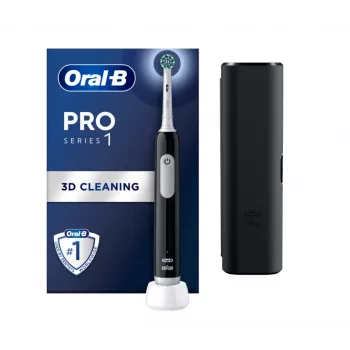Szczoteczka obrotowo-oscylacyjna Oral-B PRO Series 1 dla dorosłych, czarna