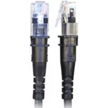 PatchSee ThinPATCH - Patch-Cable - RJ-45 (M) na RJ-45 (M) - 2,7 m - 4,9 mm - FTP - CAT 6a - IEEE 802,3at - Ekranowany, Bezhalogenowy - Czarny (TP-6A-F/9)