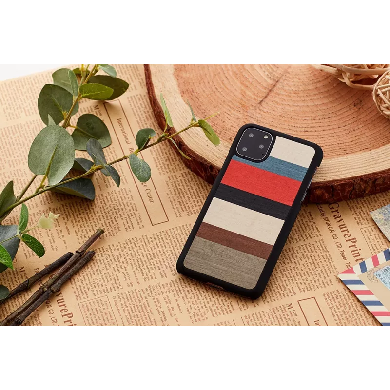 Etui na smartfona man and wood dla iPhone 11 Pro — corallina Czarny