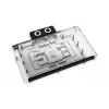 Backplate Alphacool 10268 Akryl Aluminium Chrom Miedź Nylon Czarny 160.8mm