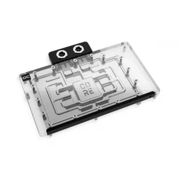 Backplate Alphacool 10268 Akryl Aluminium Chrom Miedź Nylon Czarny 160.8mm