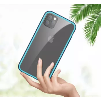 Etui COMMA Joy do iPhone 11 Pro — antyszokowe, niebieskie