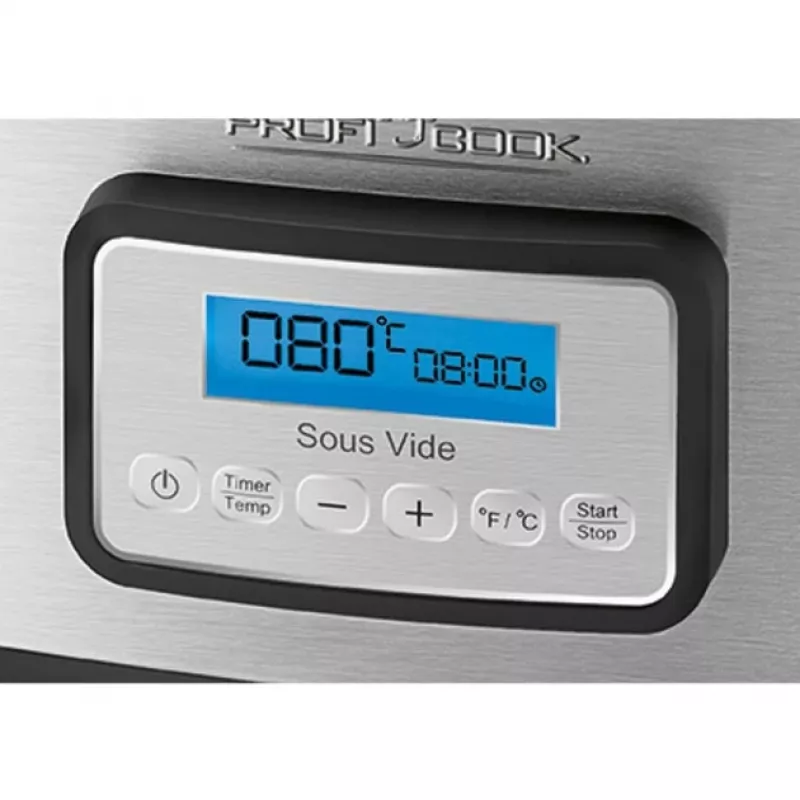 ProfiCook PC-SV 1112 8 L 520 W Czarny, stal nierdzewna