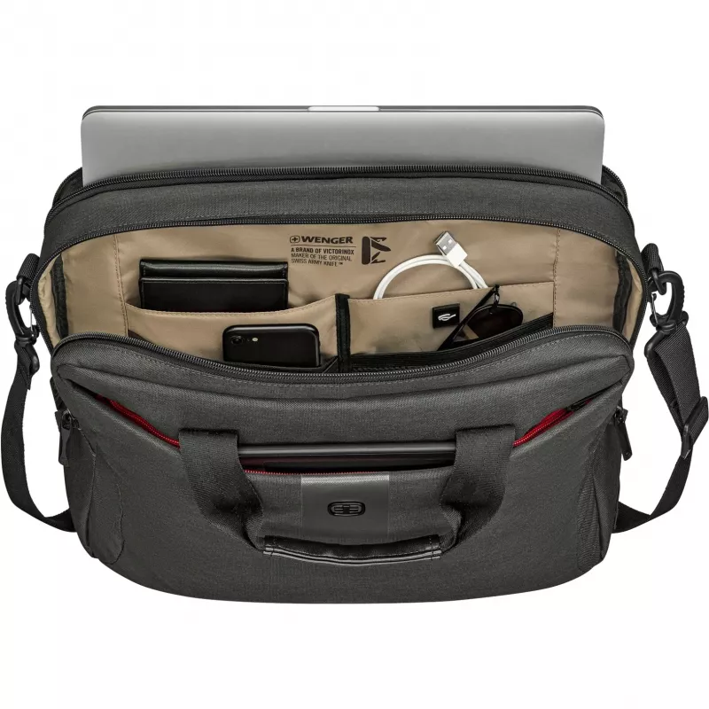 Aktówka Wenger SwissGear MX Eco Brief 40,6 cm 16 cali Szary