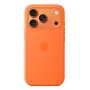 Silikonowe etui Apple iPhone 17 Pro MagSafe pomarańczowe